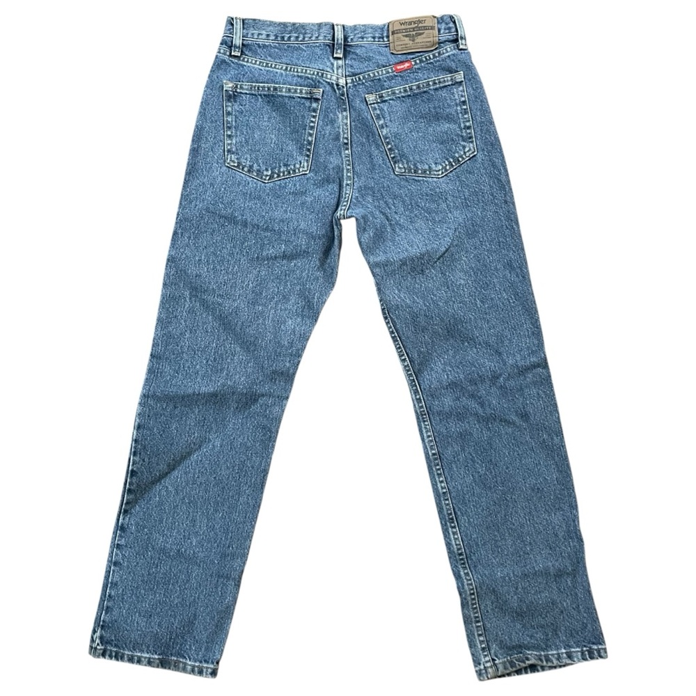 Wrangler Regular Fit Straight Leg Blue Jeans Men’s 30x30 Classic Denim - Picture 3 of 5